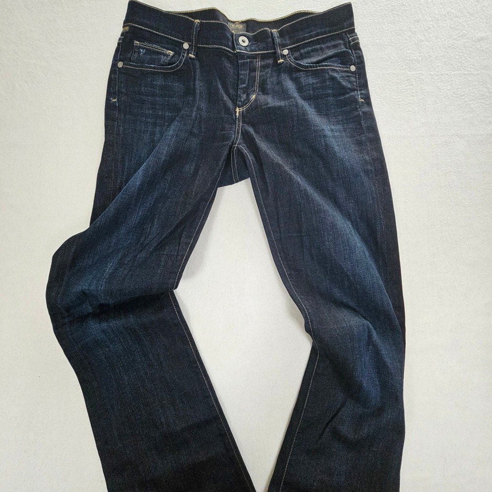 Citizens of Humanity Womens Dark Wash Boot Cut Low Rise Jeans Blue Size 30